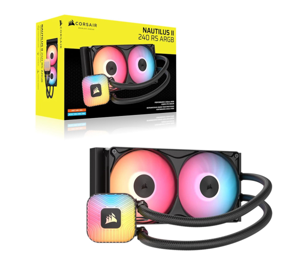 Corsair NAUTILUS 240 RS ARGB 2x120mm - 1603093 - zdjęcie 2